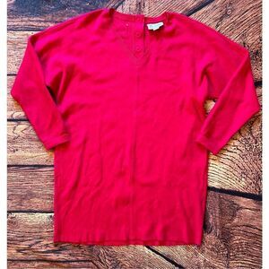 Anthropologie Daily Practice Women's Tunic Sweater Dress Size S Pink‎ Oversized